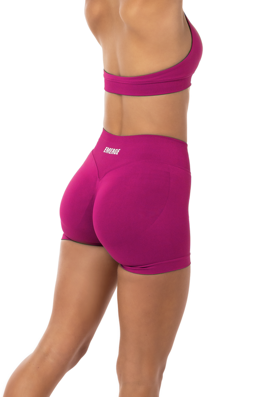 Elevate Shorts- Berry