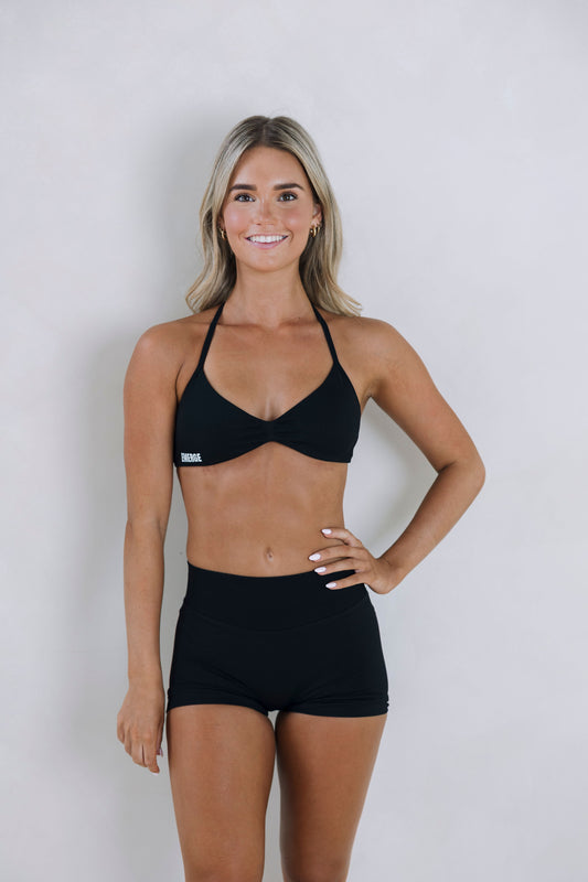 Sculpt Crop- Black