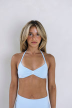Sculpt Crop- Cloud Blue