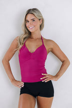 Sculpt Singlet- Berry