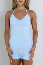 Sculpt Singlet- Cloud Blue