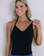 Sculpt Singlet- Black