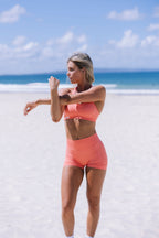 Elevate Shorts- Coral