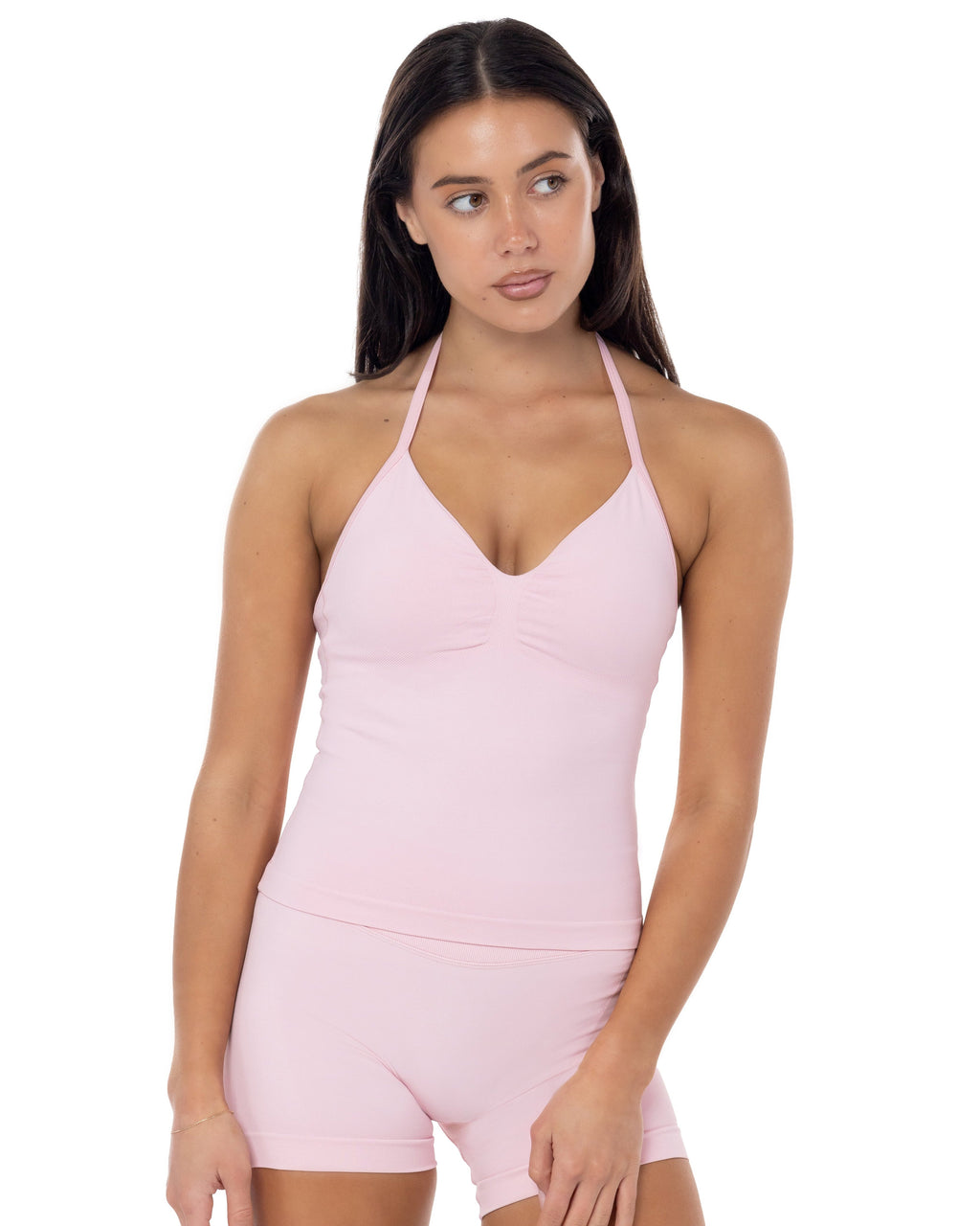 Sculpt Singlet- Cloud Pink
