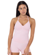 Sculpt Singlet- Cloud Pink