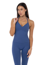 Sculpt Singlet- Storm Blue