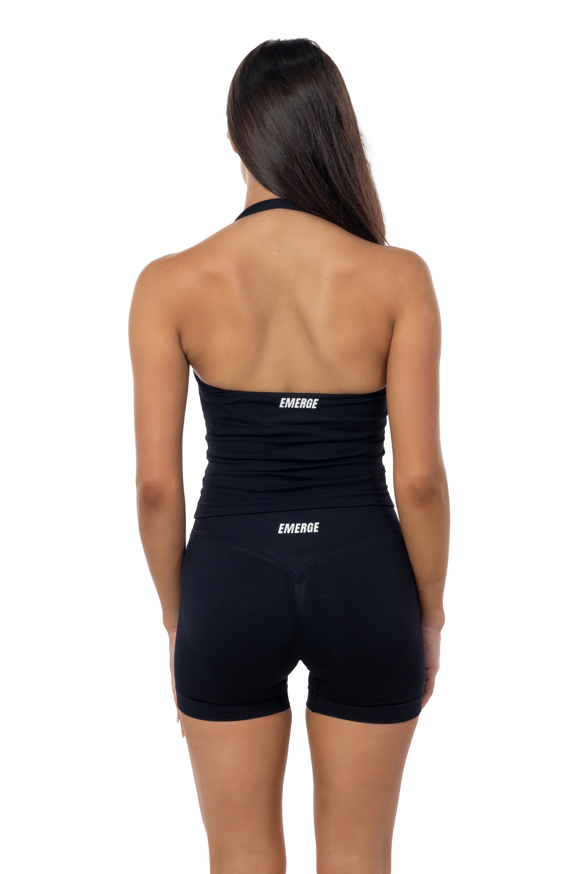 Elevate Halter Tank - Black