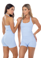 Elevate Halter Tank - Cloud Blue