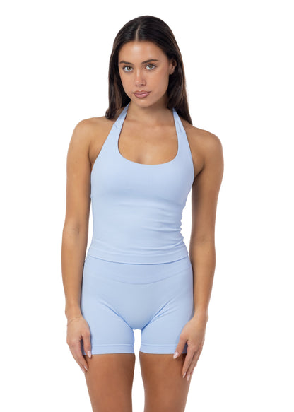 Elevate Halter Tank - Cloud Blue