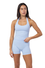 Elevate Halter Tank - Cloud Blue