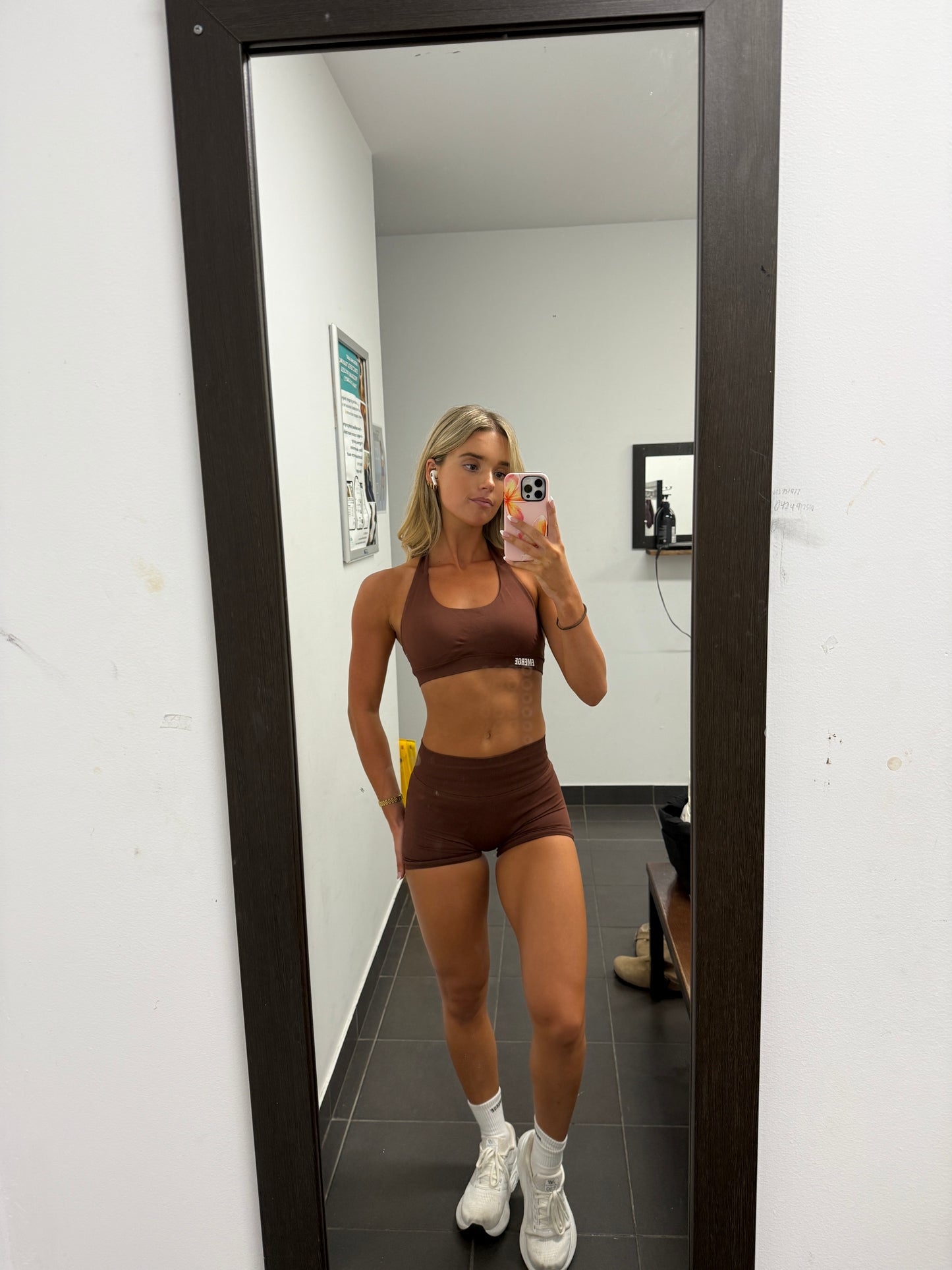 Elevate Halter Crop- Espresso